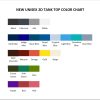 tank top color chart - Daft Punk Shop