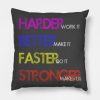 Harder Better Faster Stronger Throw Pillow Official Daft Punk Merch