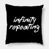 Infinity Repeating Throw Pillow Official Daft Punk Merch