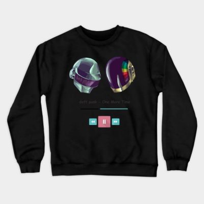 Daft Punk One More Time Crewneck Sweatshirt Official Daft Punk Merch