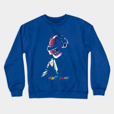 Daft Punk Wpap Crewneck Sweatshirt Official Daft Punk Merch