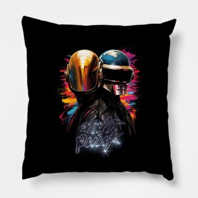 Daft Punk Throw Pillow Official Daft Punk Merch