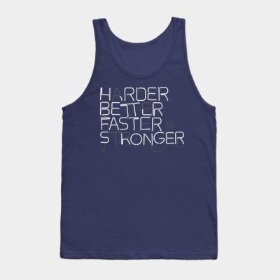 Harder Better Faster Stronger Punk Tank Top Official Daft Punk Merch