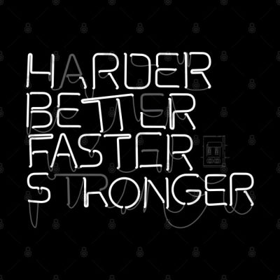 Harder Better Faster Stronger Punk Phone Case Official Daft Punk Merch