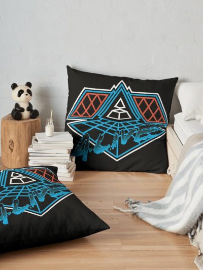 Lucky Alive Throw Pillow Official Daft Punk Merch