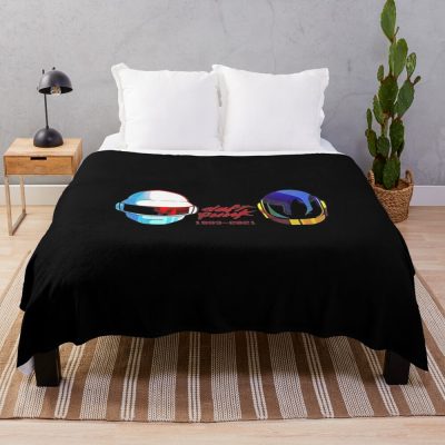 Glam Punk Throw Blanket Official Daft Punk Merch