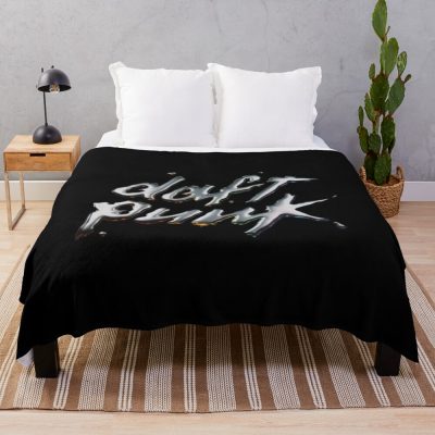 P  U  N  K Throw Blanket Official Daft Punk Merch