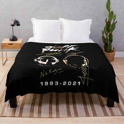 P   U   N   K Throw Blanket Official Daft Punk Merch