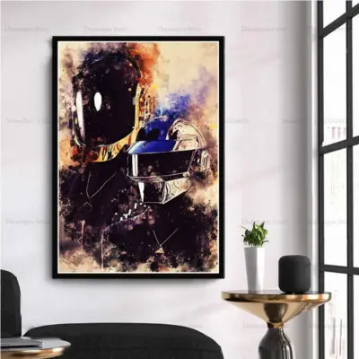 Band Daft Punk Vintage Wall Art