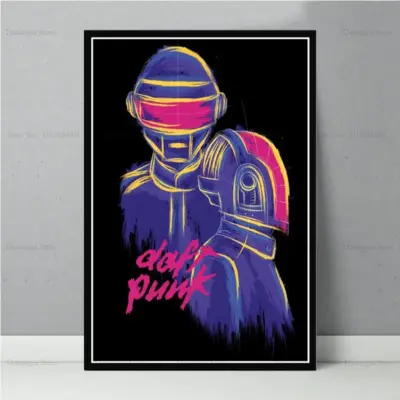 Band Daft Punk Cinematic Wall Art
