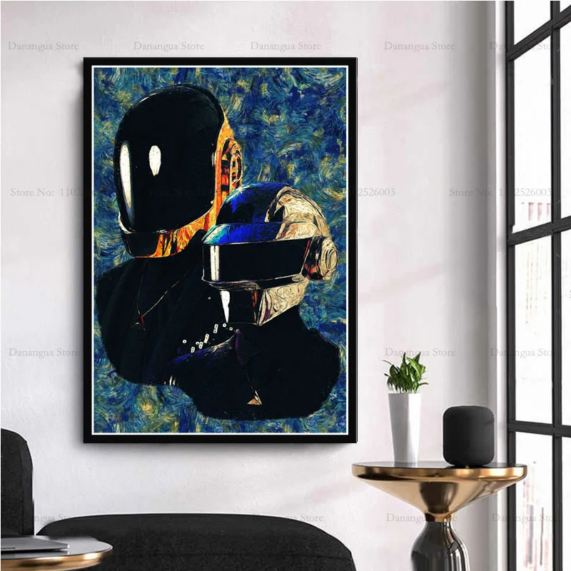 Best Selling Band Daft Punk Wall Art