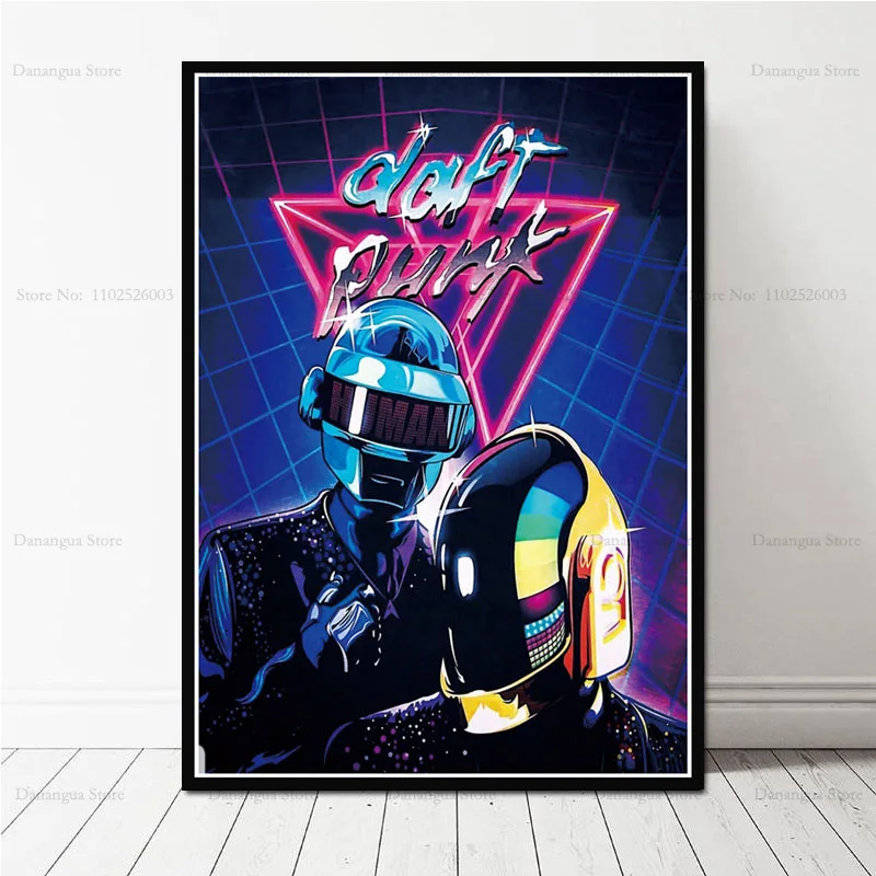 Hot Decor Band Daft Punk Unique Wall Art
