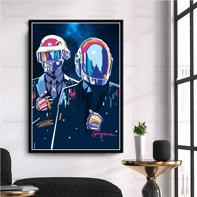 New Collection Band Daft Punk Wall Art