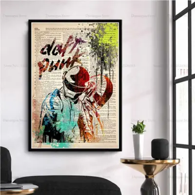 Daft Punk Retro Collection Wall Art