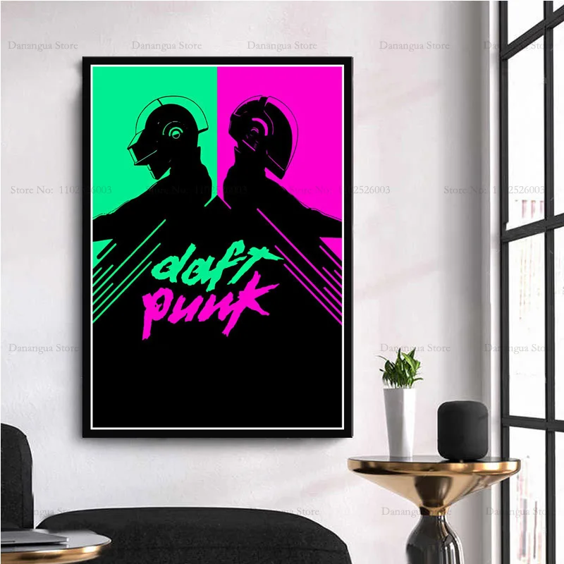 Band Daft Punk Wonderfull Wall Art