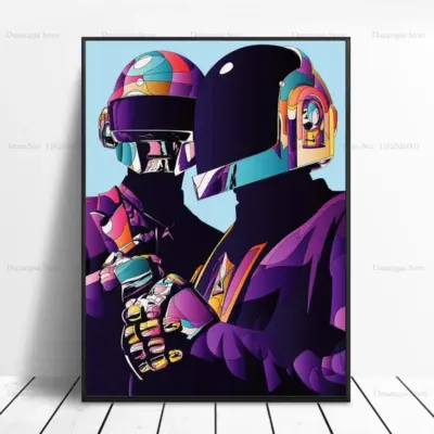 Best Band Daft Punk Wall Art