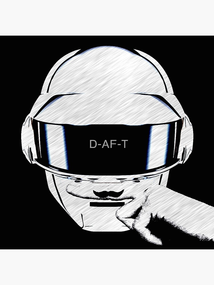 Thomas Bangalter Mustache Throw Pillow - Image 2