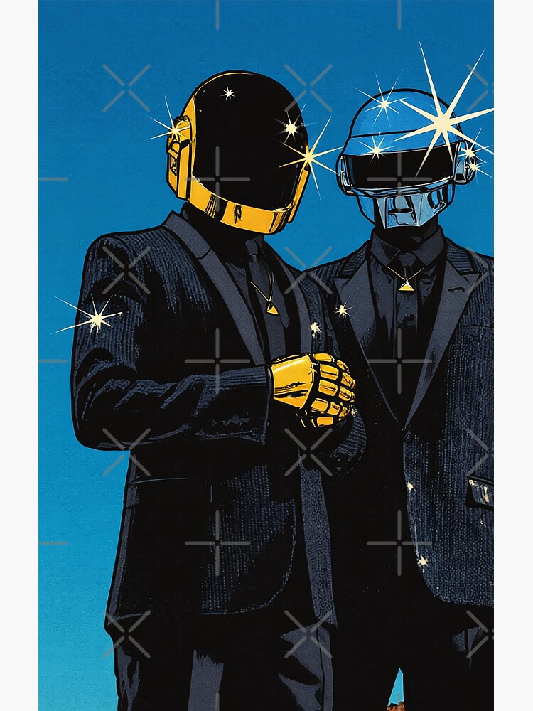New Collection Daft Punk Band Cinematic Shower Curtain - Image 2