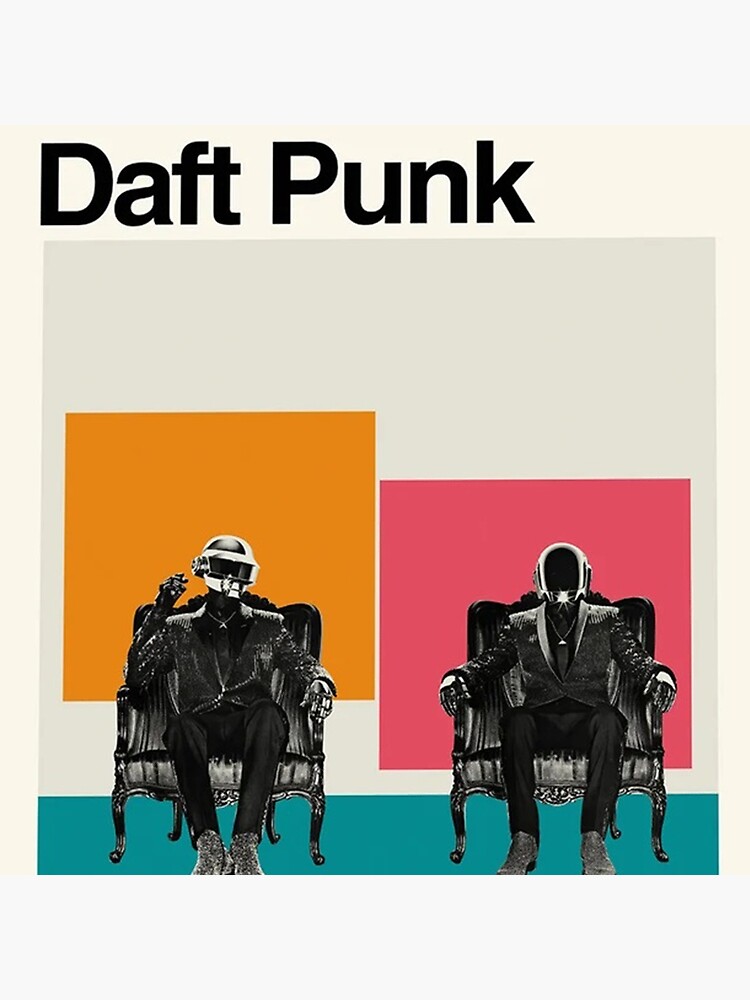 Daft Punk Minimalist Album Cover Poster Tapestry - Image 2
