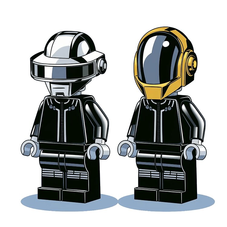 Daft Punk Pioneers Of Electronic Music Tote Bag - Image 2