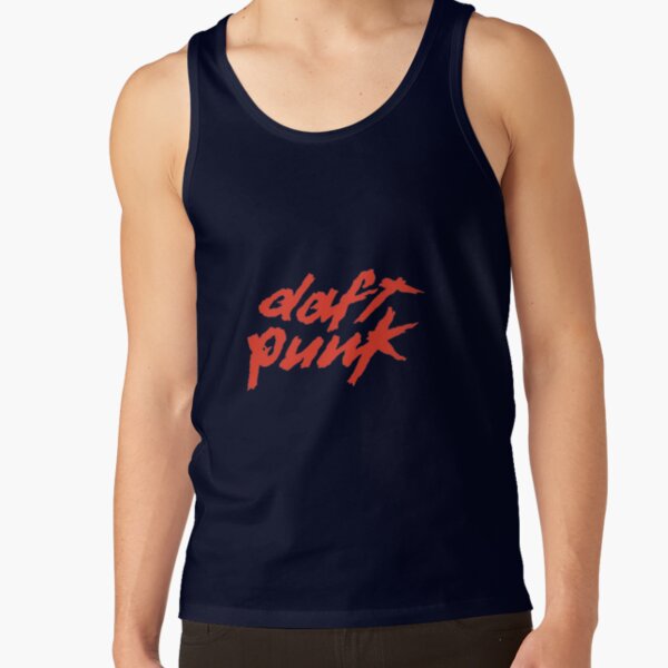 Logo Band Daft Punk Classic Design Tank Top - Image 5
