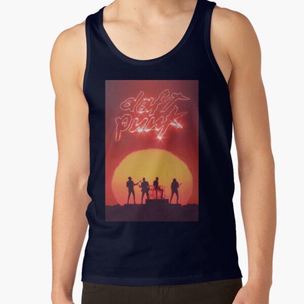 Daft Punk Live Concer Music Poster Tank Top - Image 5