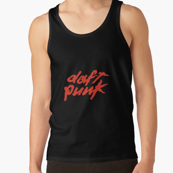 Logo Band Daft Punk Classic Design Tank Top
