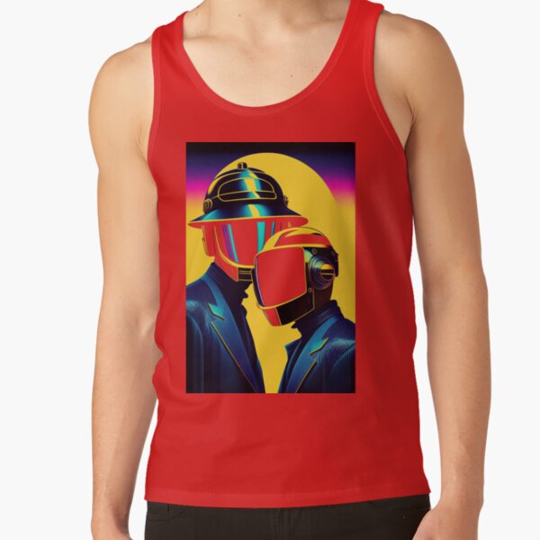 New Design Daft Punk Colorful Tank Top - Image 3
