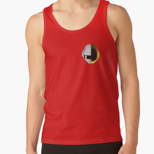 Hot Band Daft Punk Minimalist Design Tank Top - Image 4