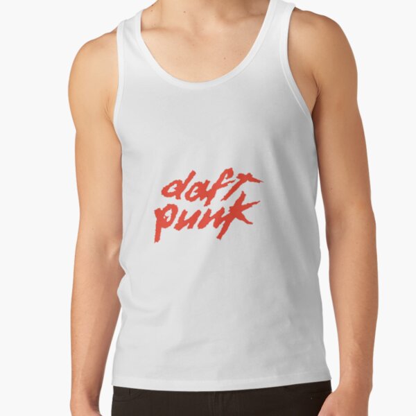 Logo Band Daft Punk Classic Design Tank Top - Image 2