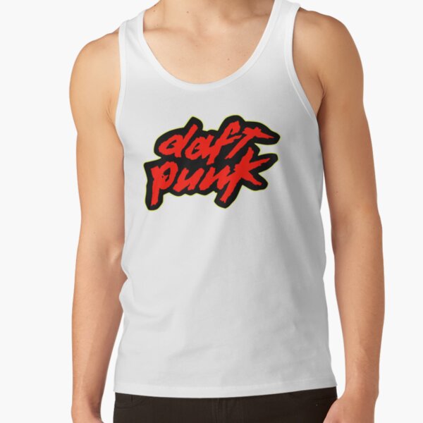 Hot Design Logo The Daft Punk Band Tank Top - Image 2