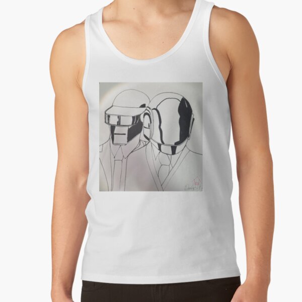 Minimalist Daft Punk Art Tank Top