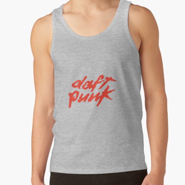 Logo Band Daft Punk Classic Design Tank Top - Image 3