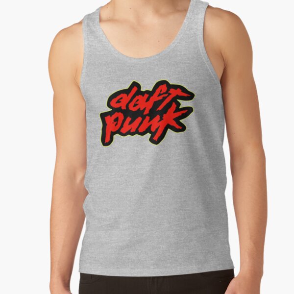 Hot Design Logo The Daft Punk Band Tank Top - Image 3