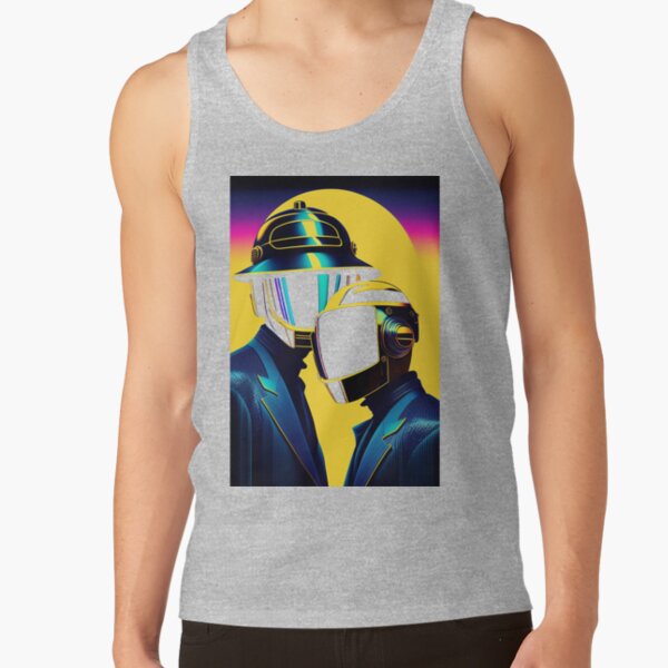 New Design Daft Punk Colorful Tank Top - Image 2