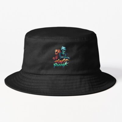 New Design Daft Punk Music Colorful Bucket Hat
