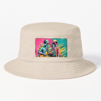 Vibrant Visions A Fusion Of Daft Punk Special Bucket Hat