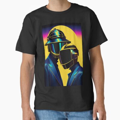New Design Daft Punk Colorful T-shirt