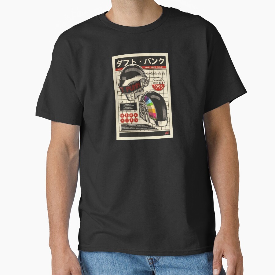 Band Daft Punk Unique Collection T-shirt