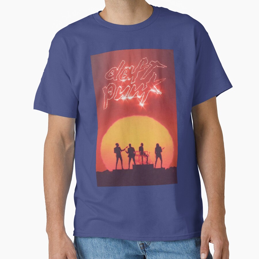 Daft Punk Live Concer Music Poster T-shirt - Image 4