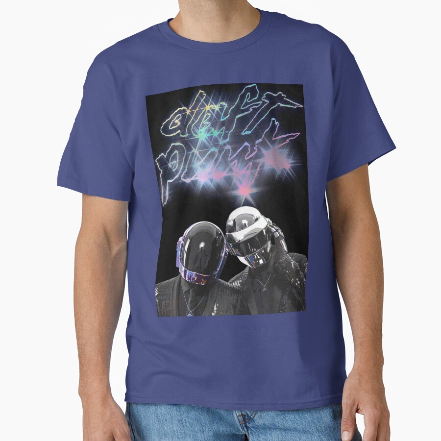 Band Daft Punk 80 S Retro T-shirt - Image 4