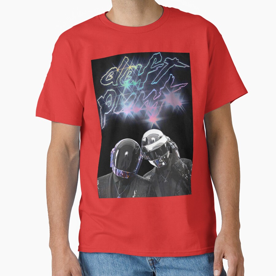 Band Daft Punk 80 S Retro T-shirt - Image 5