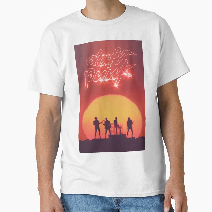 Daft Punk Live Concer Music Poster T-shirt - Image 2