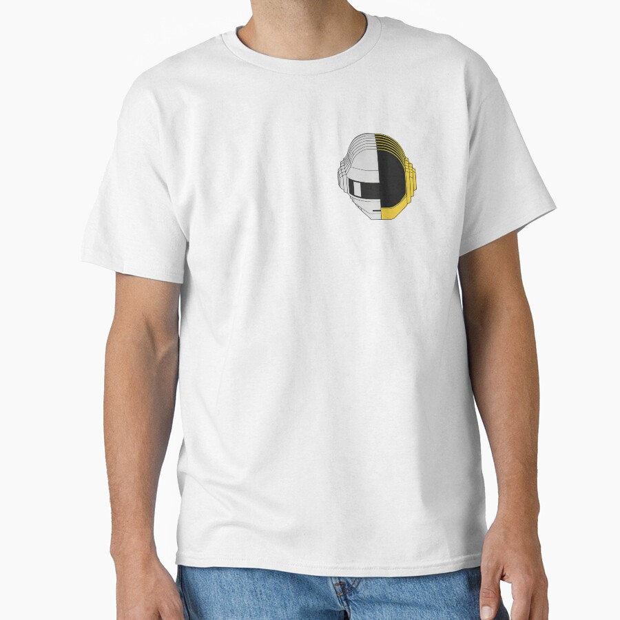 Hot Band Daft Punk Minimalist Design T-shirt - Image 2