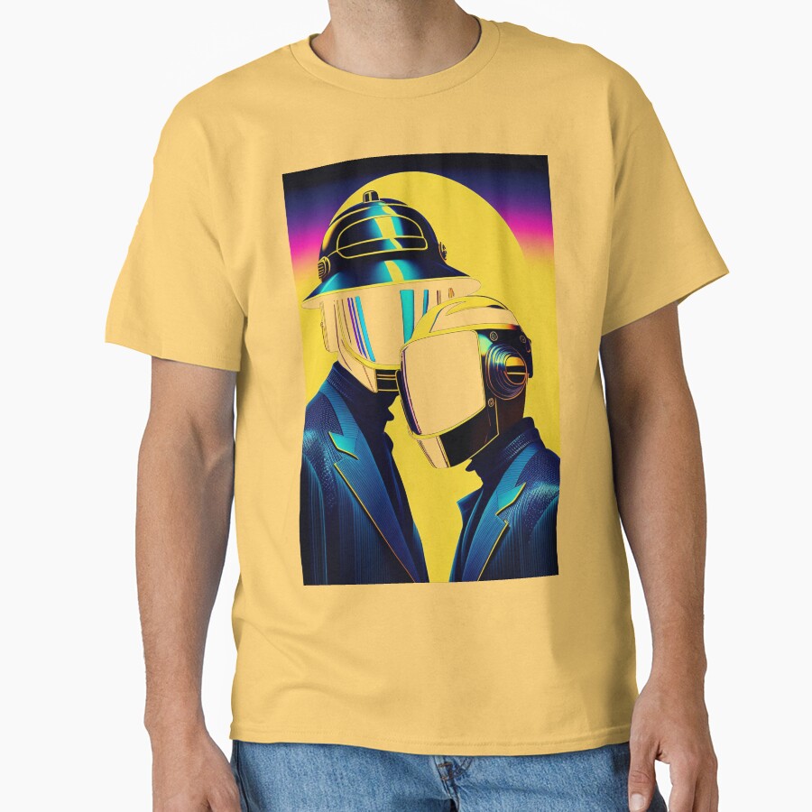 New Design Daft Punk Colorful T-shirt - Image 5