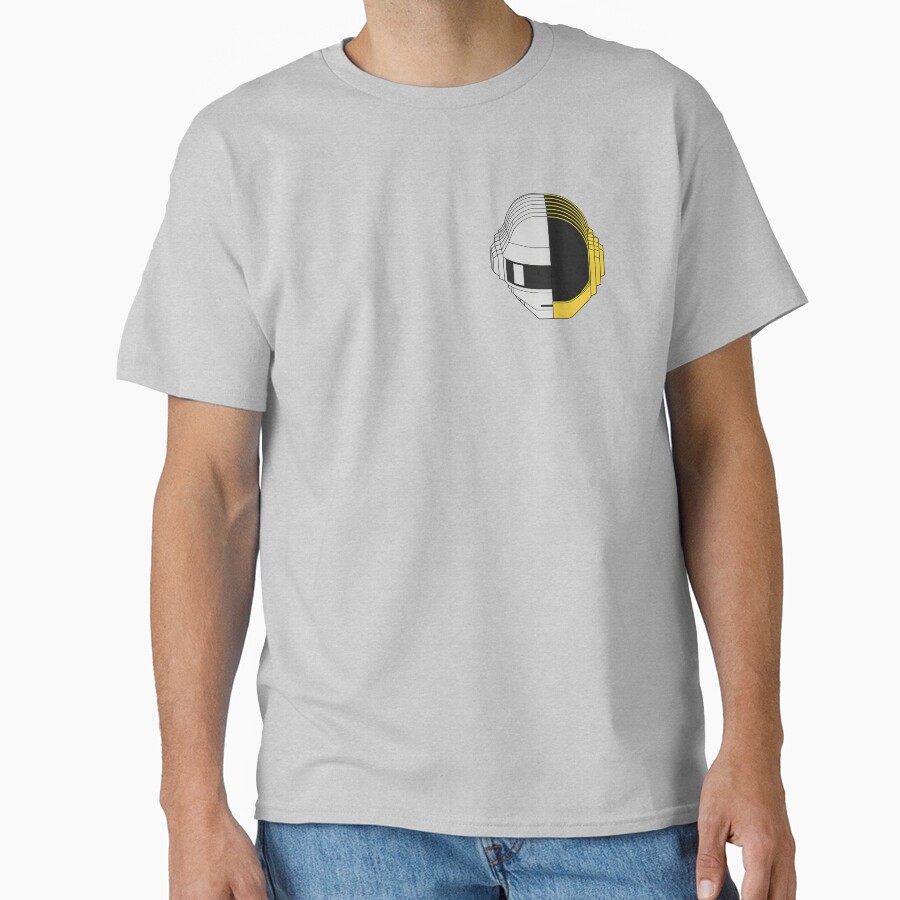 Hot Band Daft Punk Minimalist Design T-shirt - Image 3
