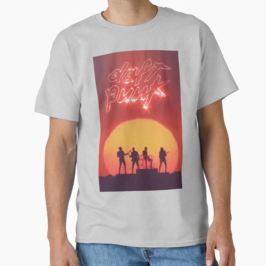 Daft Punk Live Concer Music Poster T-shirt - Image 3