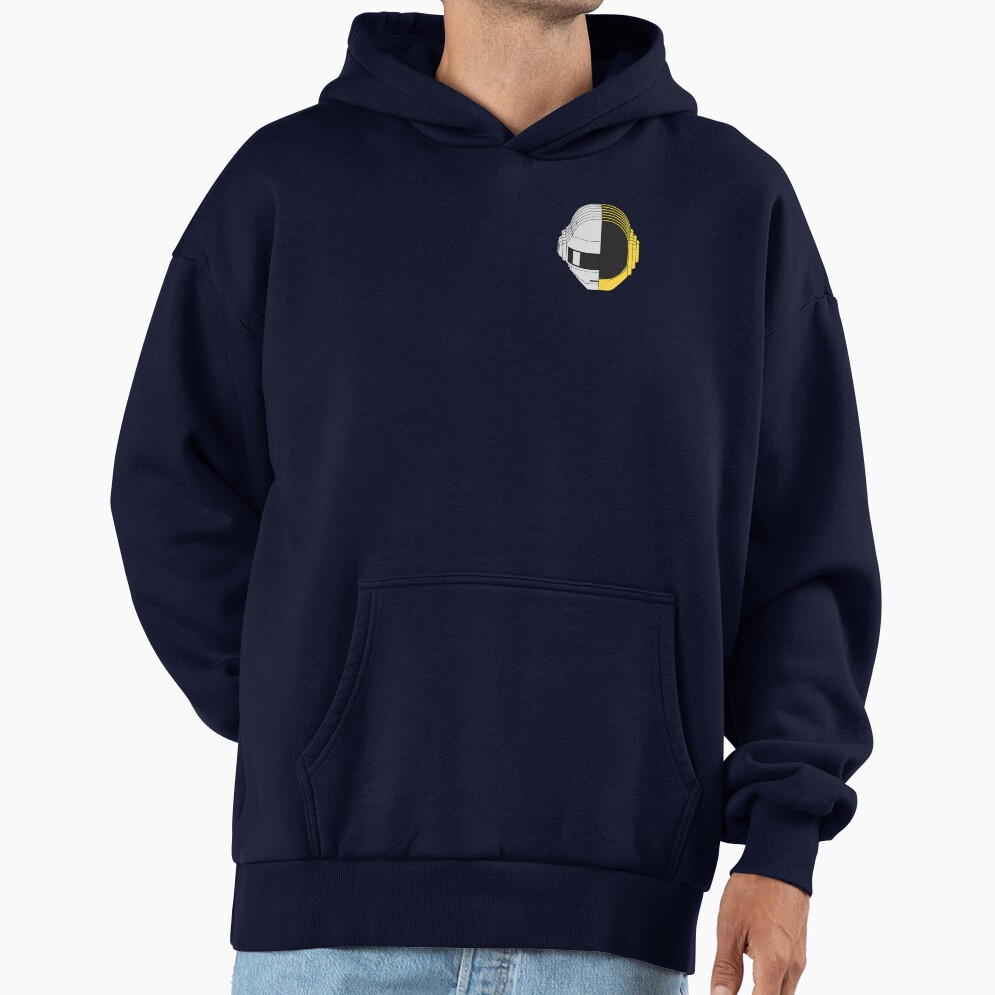 Hot Band Daft Punk Minimalist Design Hoodie - Image 5