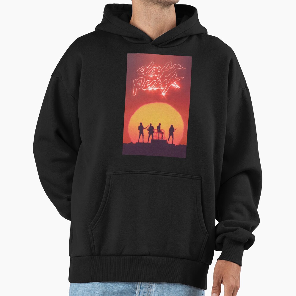 Daft Punk Live Concer Music Poster Hoodie - Image 3