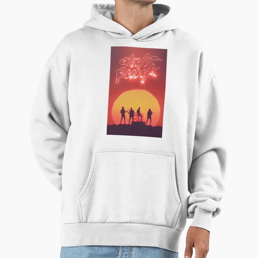 Daft Punk Live Concer Music Poster Hoodie - Image 2